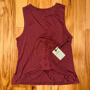 Shyanne Women's Burgundy Tank Top